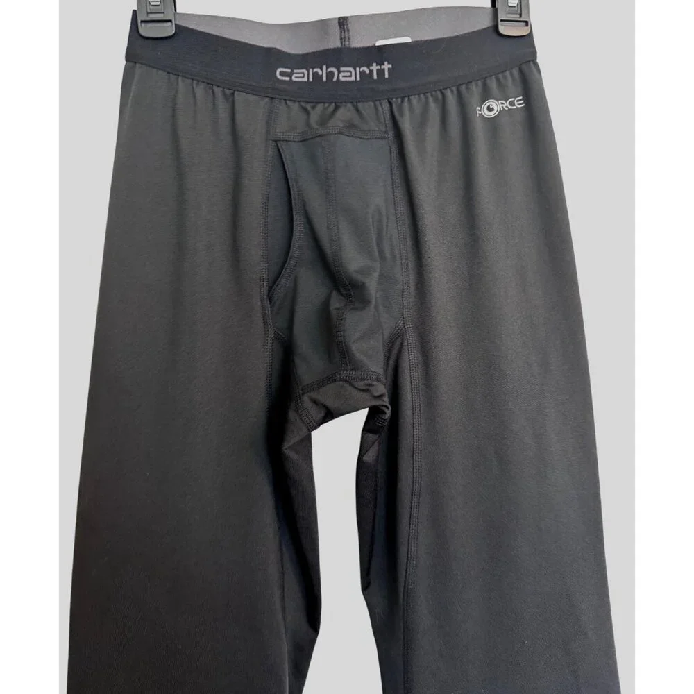 Carhartt Force Size Small Heavyweight Men's Black Knit Base Layer Pant Termal NW